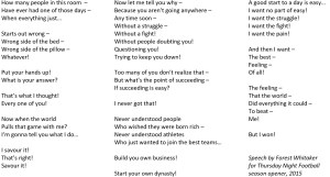 Forest Whitaker Speech (Thursday Night Football)