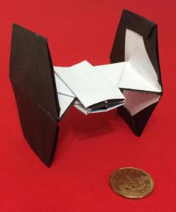 accurate origami tie fighter