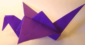 flapping crane origami